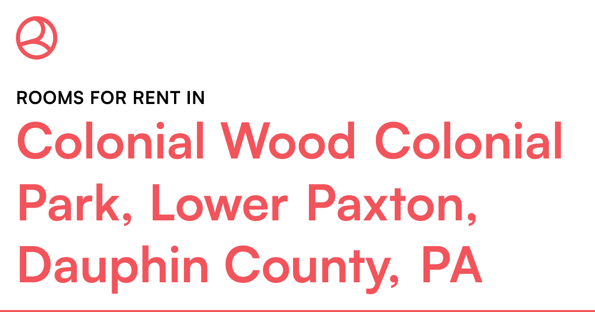 Colonial Wood Colonial Park, Lower Paxton, Dauphin Co...