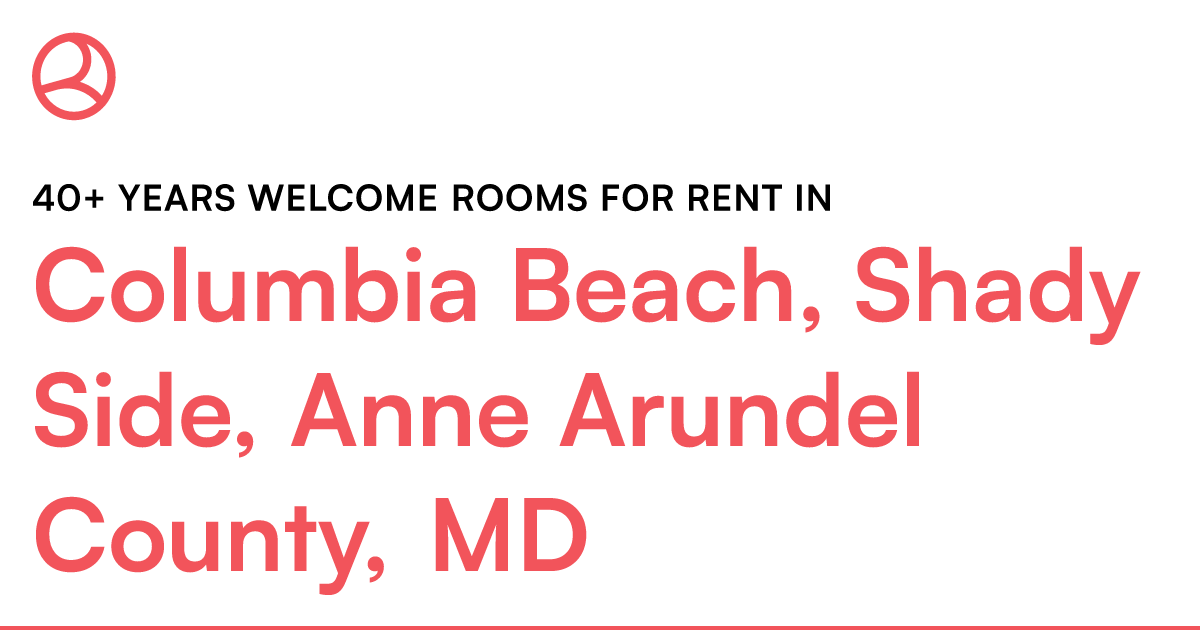 Columbia Beach, Shady Side, Anne Arundel County, MD 4... – Roomies.com