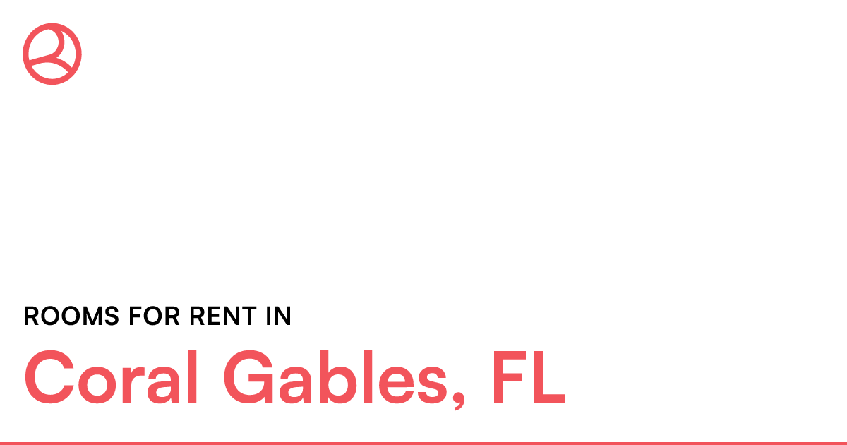 Coral Gables, FL Rooms for Rent