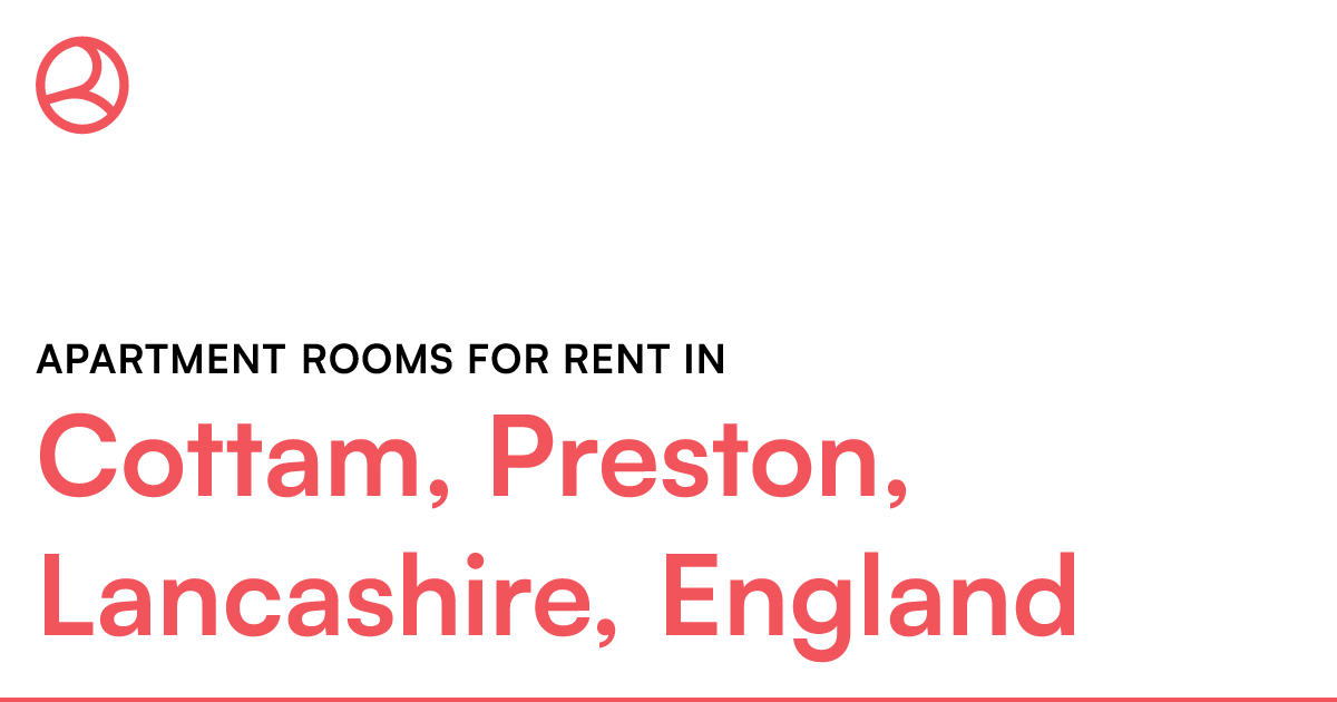 Cottam, Preston, Lancashire, England Apartment room... Roomies.co.uk