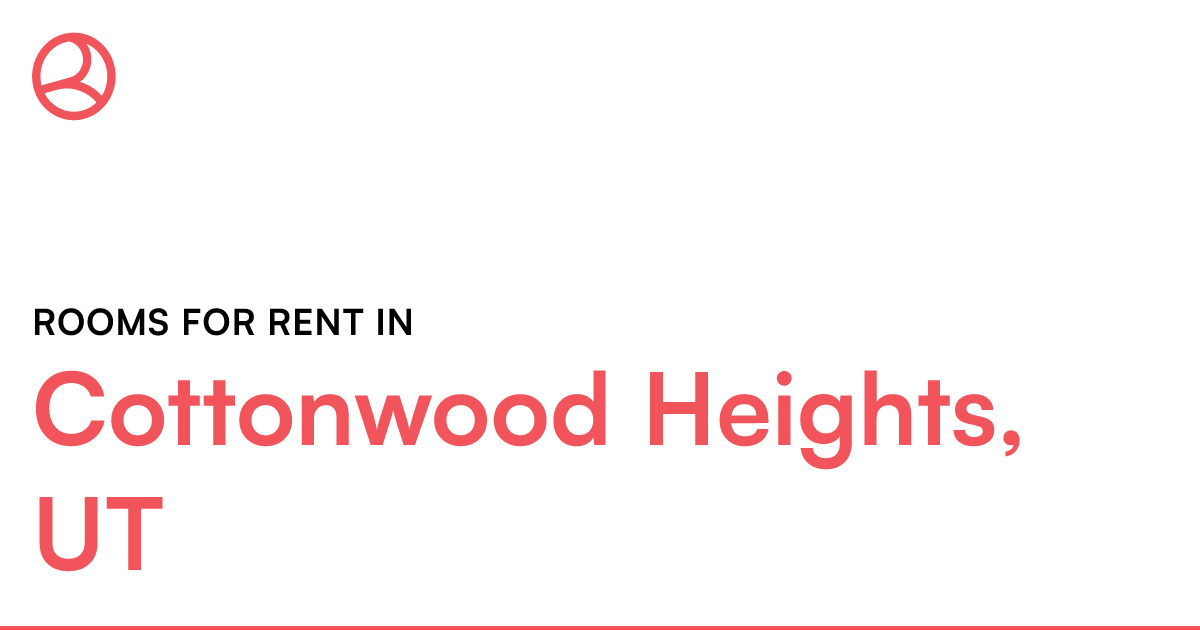 Cottonwood Heights, UT Rooms for Rent
