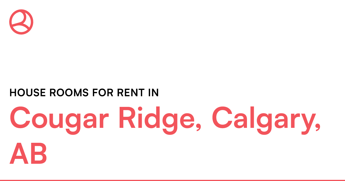 Cougar Ridge, Calgary, AB House rooms for rent Roomies.ca