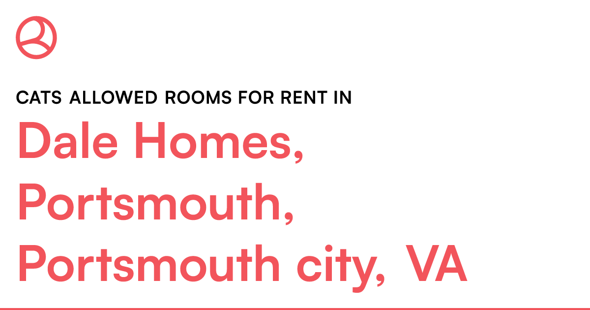 Dale Homes, Portsmouth, Portsmouth city, VA Cats allo... – Roomies.com