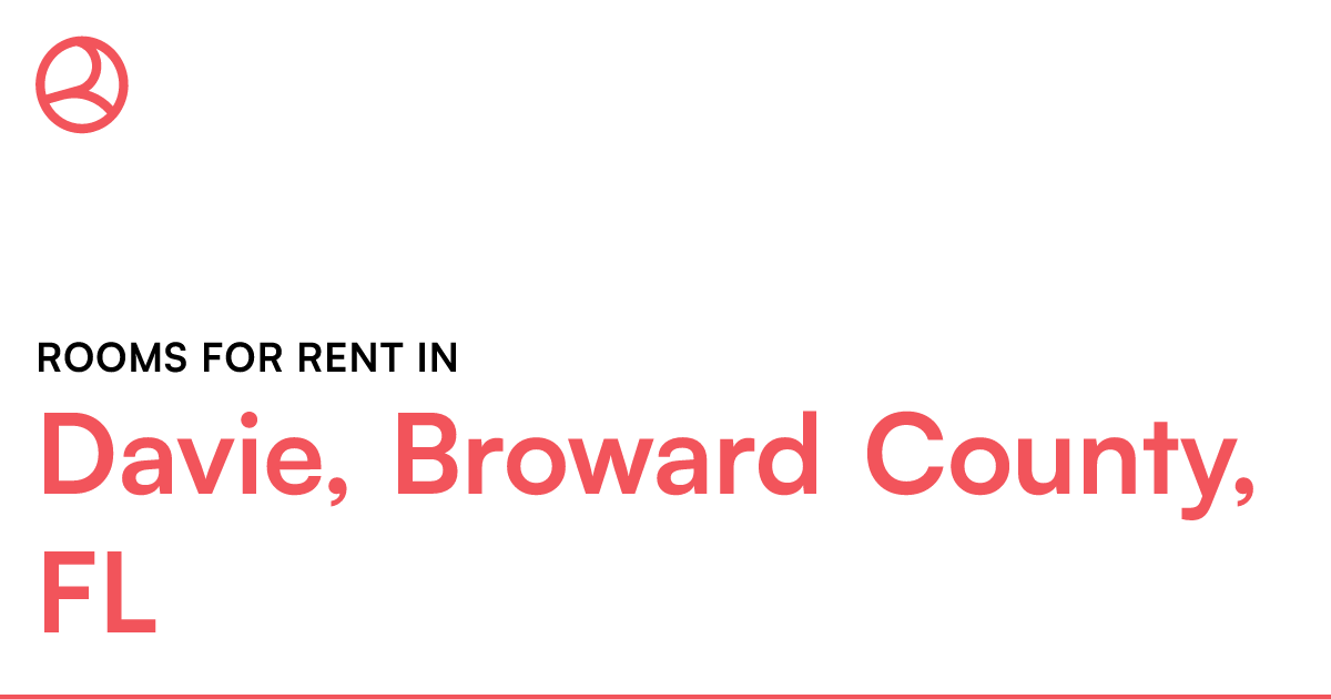 Davie, Broward County, FL Rooms for Rent