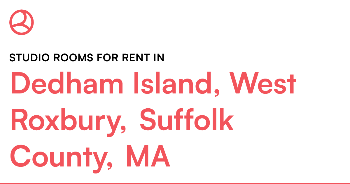 Dedham Island, West Roxbury, Suffolk County, MA Studi...