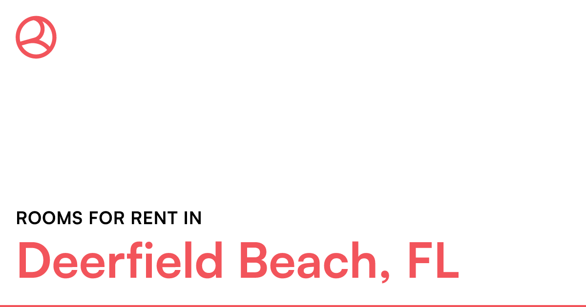 Deerfield Beach, FL Rooms for Rent