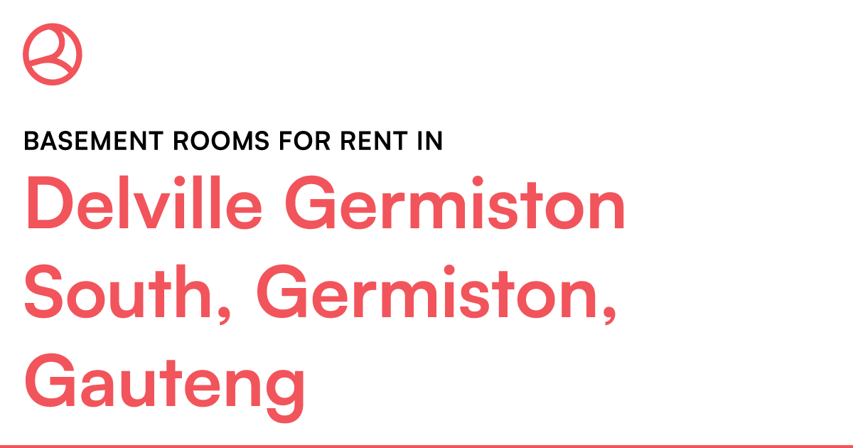 Delville Germiston South, Germiston, Gauteng Baseme... – Roomies.co.za