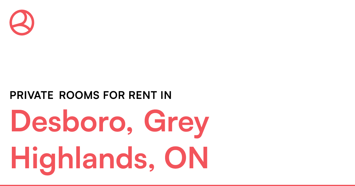 Desboro, Grey Highlands, ON Private rooms for rent Roomies.ca