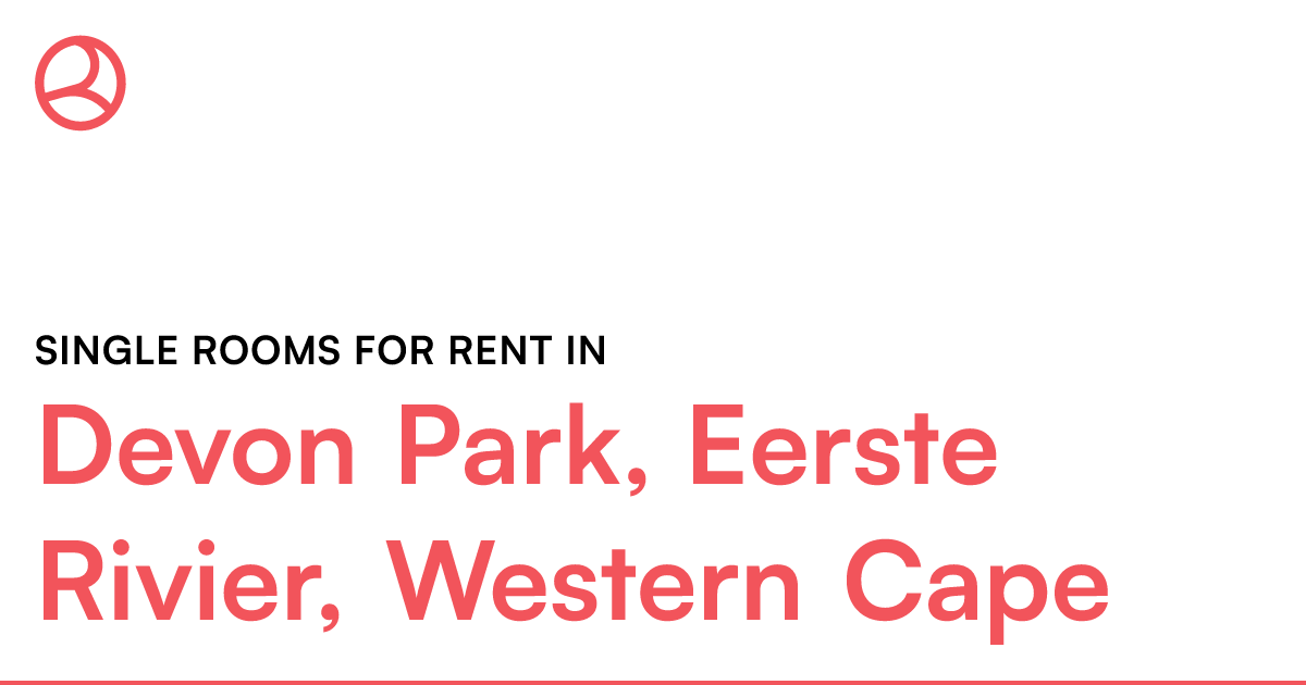 Devon Park, Eerste Rivier, Western Cape Single room... Roomies.co.za