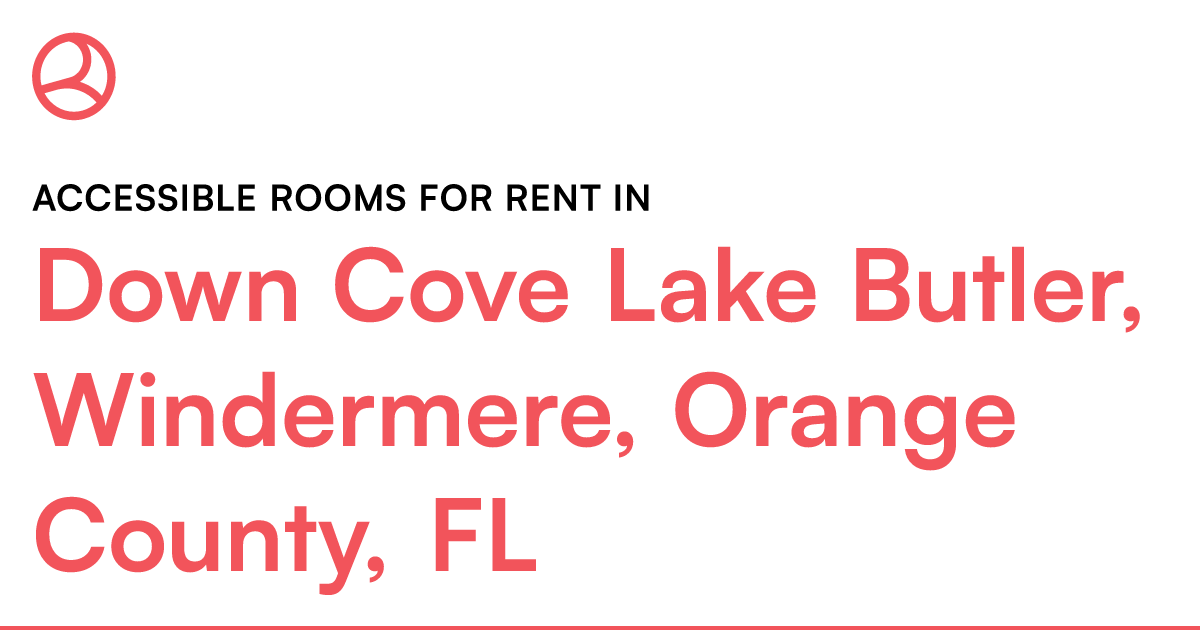 Down Cove Lake Butler, Windermere, Orange County, FL... – Roomies.com