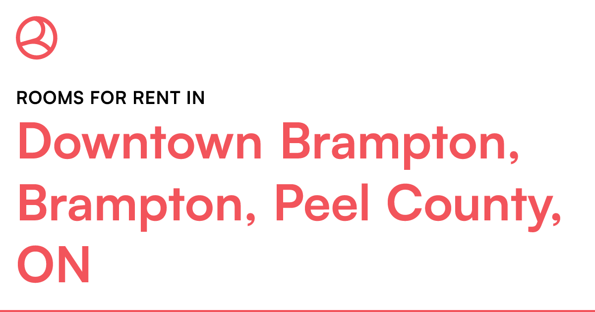 Downtown Brampton, Brampton, Peel County, ON Rooms for... Roomies.ca