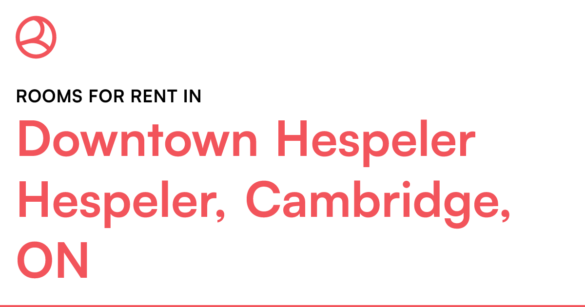 Downtown Hespeler Hespeler, Cambridge, ON Rooms for Re... Roomies.ca