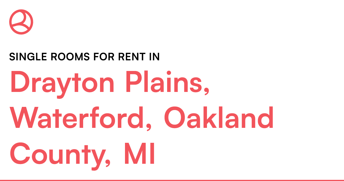 Drayton Plains, Waterford, Oakland County, MI Single...