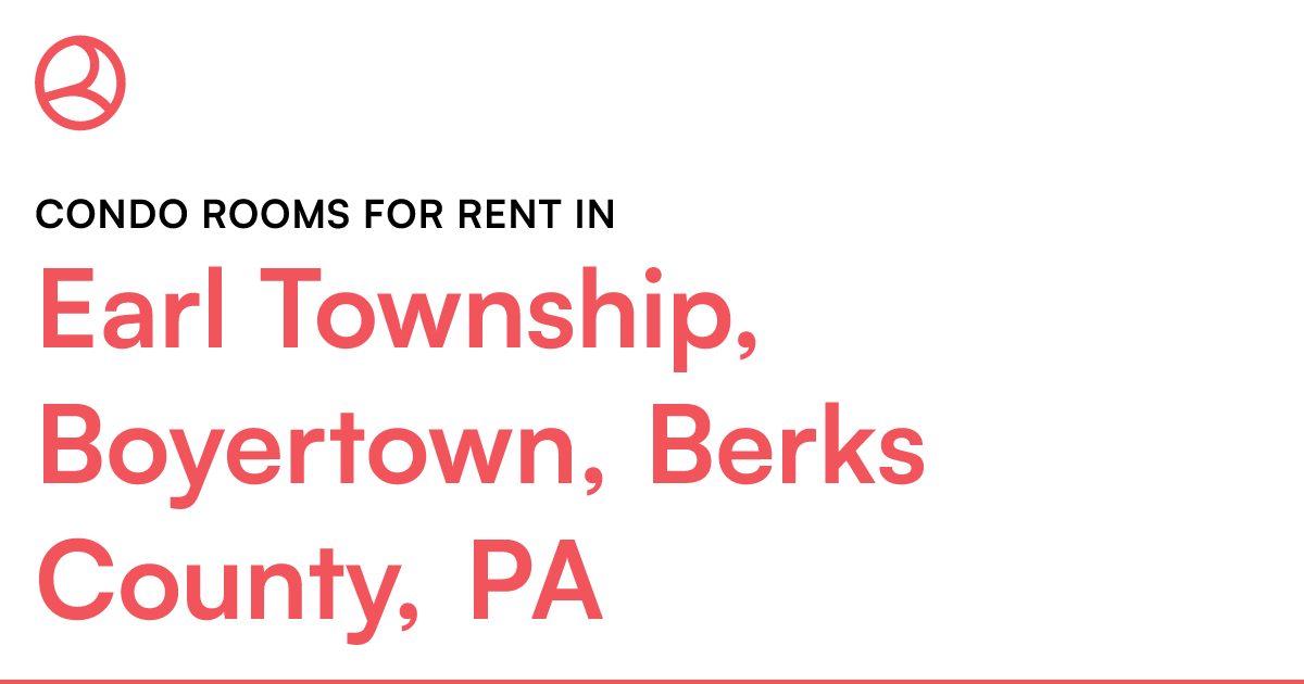 Earl Township, Boyertown, Berks County, PA Condo room...