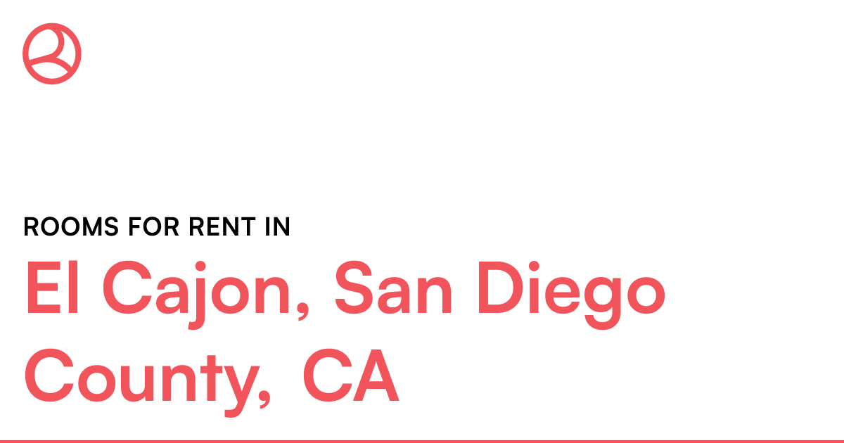 El Cajon, San Diego County, CA Rooms for Rent