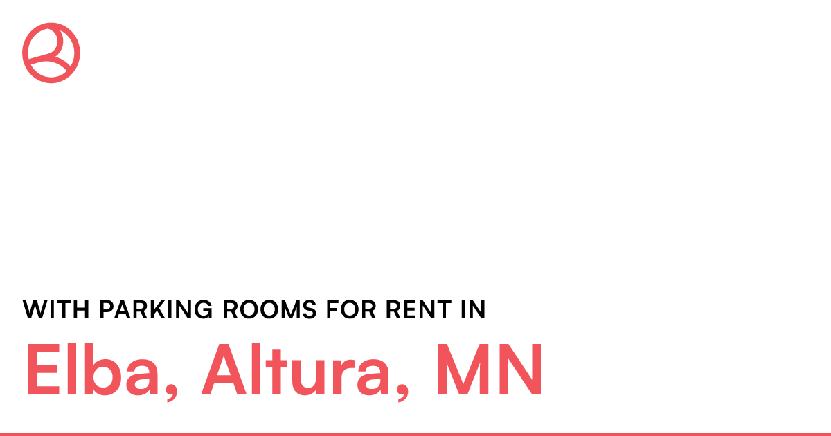 Elba, Altura, MN With parking rooms for rent