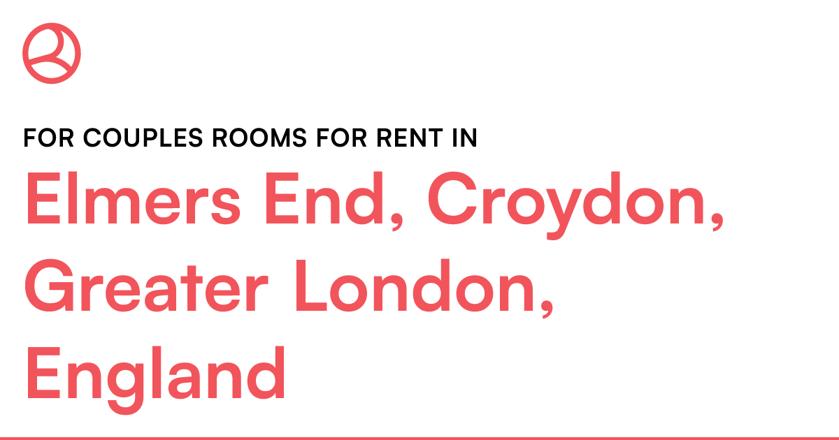Elmers End, Croydon, Greater London, England For co... Roomies.co.uk