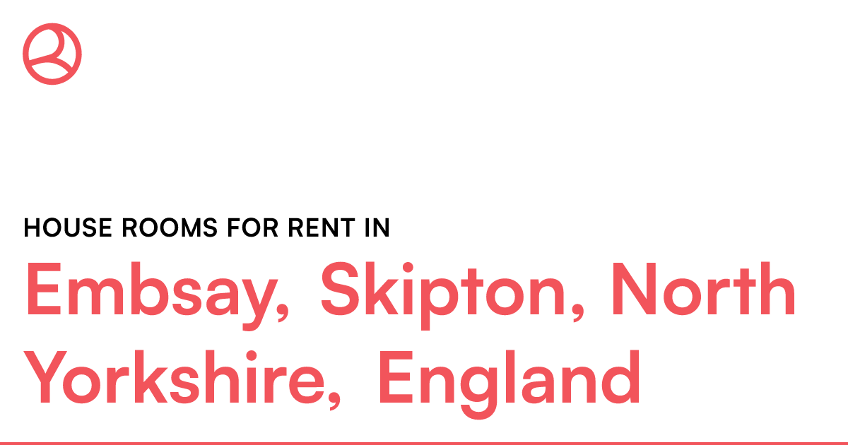 Embsay, Skipton, North Yorkshire, England House roo... Roomies.co.uk