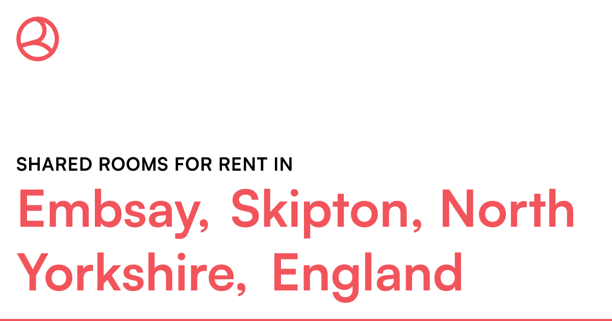 Embsay, Skipton, North Yorkshire, England Shared ro... Roomies.co.uk