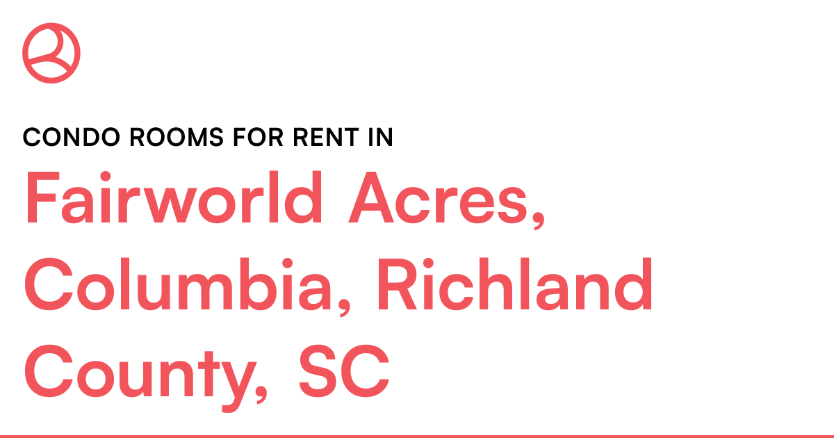Fairworld Acres, Columbia, Richland County, SC Condo...