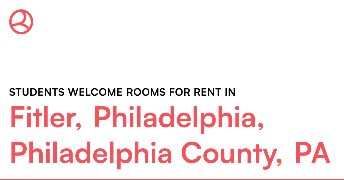 Fitler, Philadelphia, Philadelphia County, PA Student...