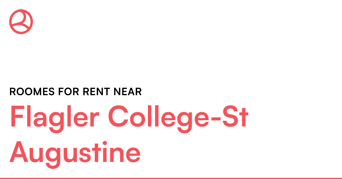 Rooms for rent near Flagler CollegeSt Augustine