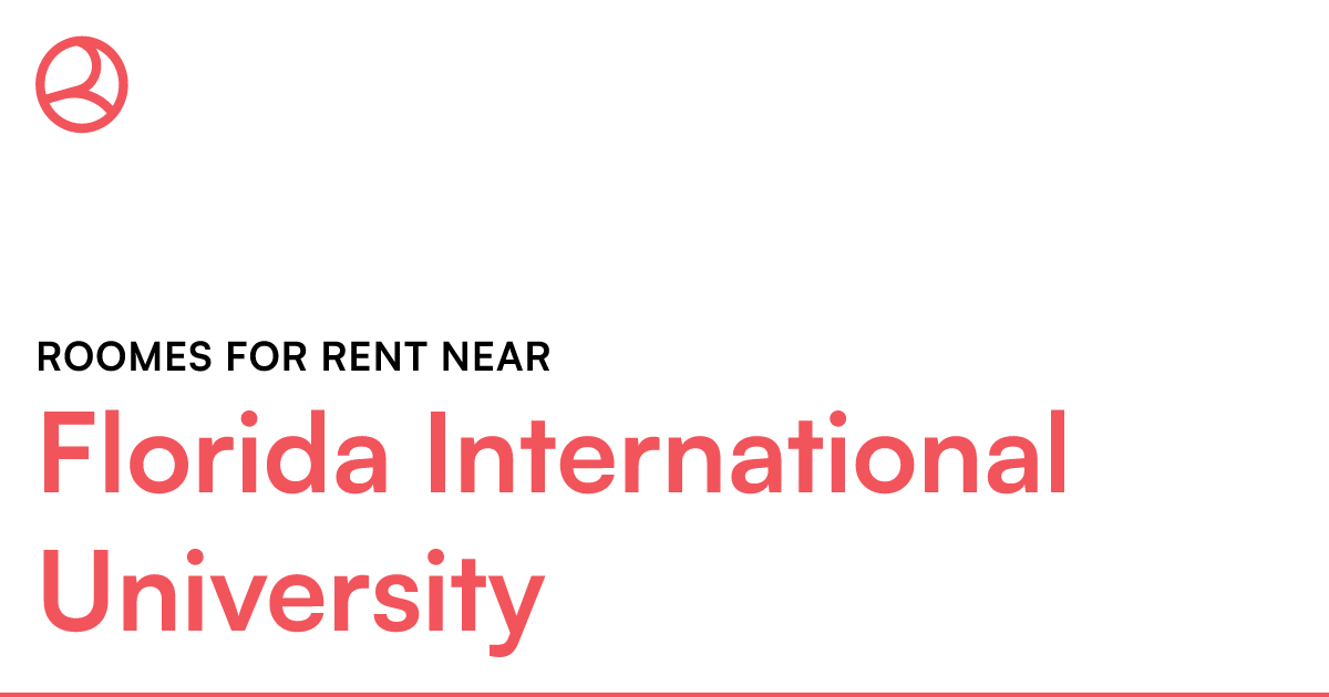 Rooms for rent near Florida International University