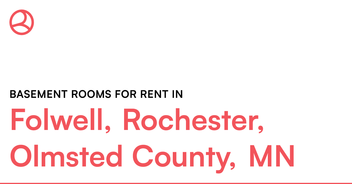 Folwell, Rochester, Olmsted County, MN Basement rooms...