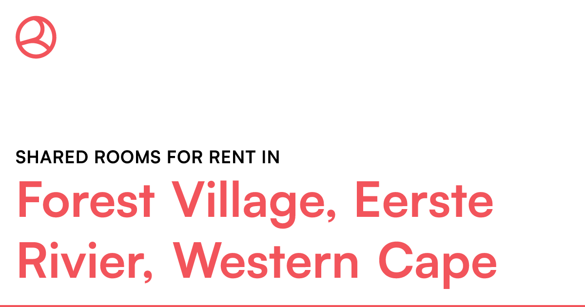 Forest Village, Eerste Rivier, Western Cape Shared... Roomies.co.za