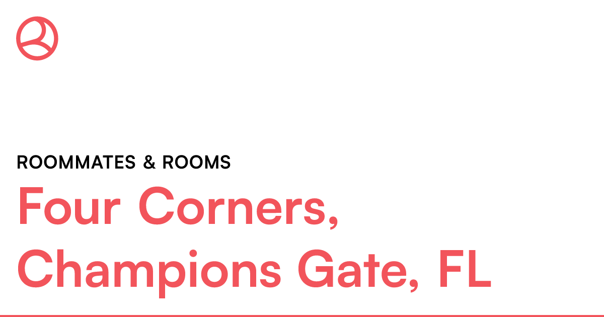 Four Corners, Champions Gate, FL Roommates & rooms