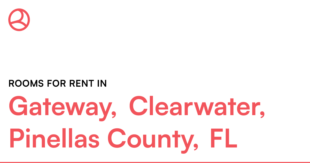 Gateway, Clearwater, Pinellas County, FL Rooms for Re...