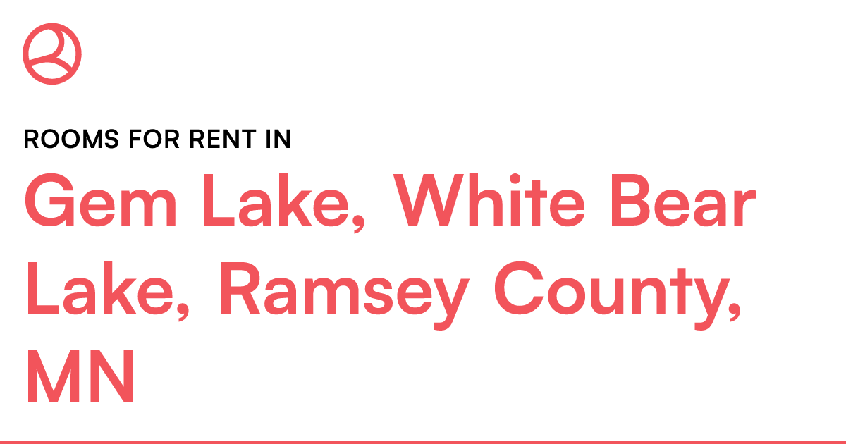 Gem Lake, White Bear Lake, Ramsey County, MN Rooms fo...