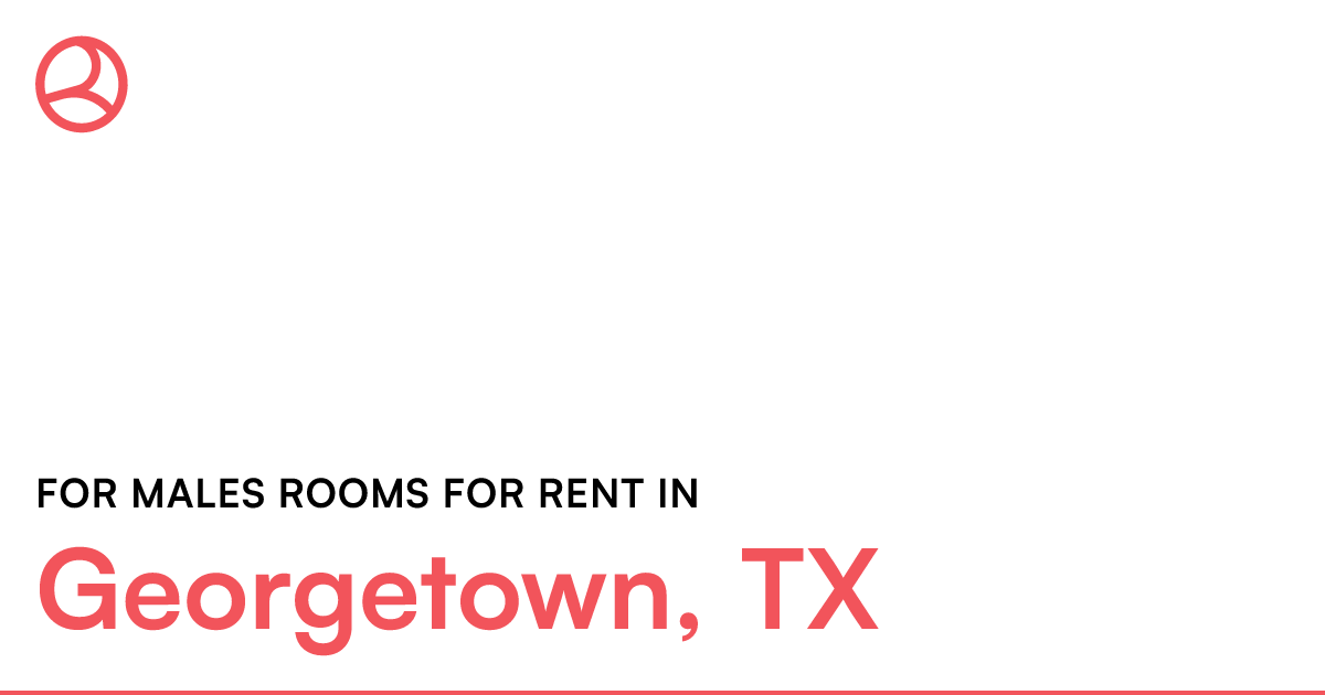TX For males rooms for rent