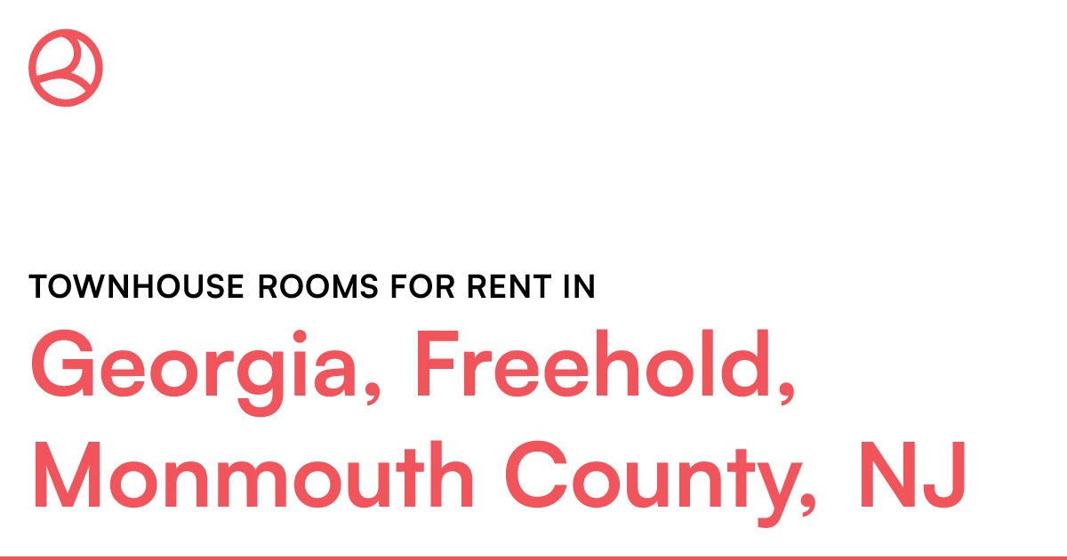 Freehold, Monmouth County, NJ Townhouse room...