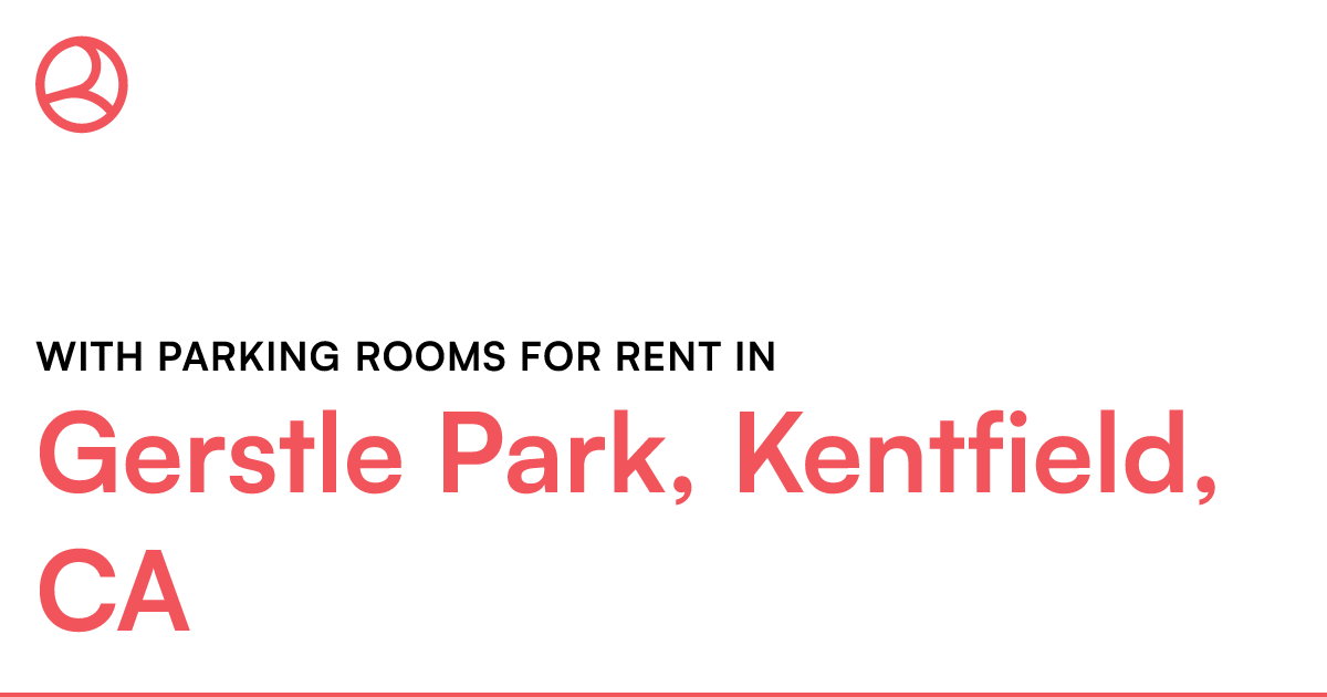 Gerstle Park, Kentfield, CA With parking rooms for re...
