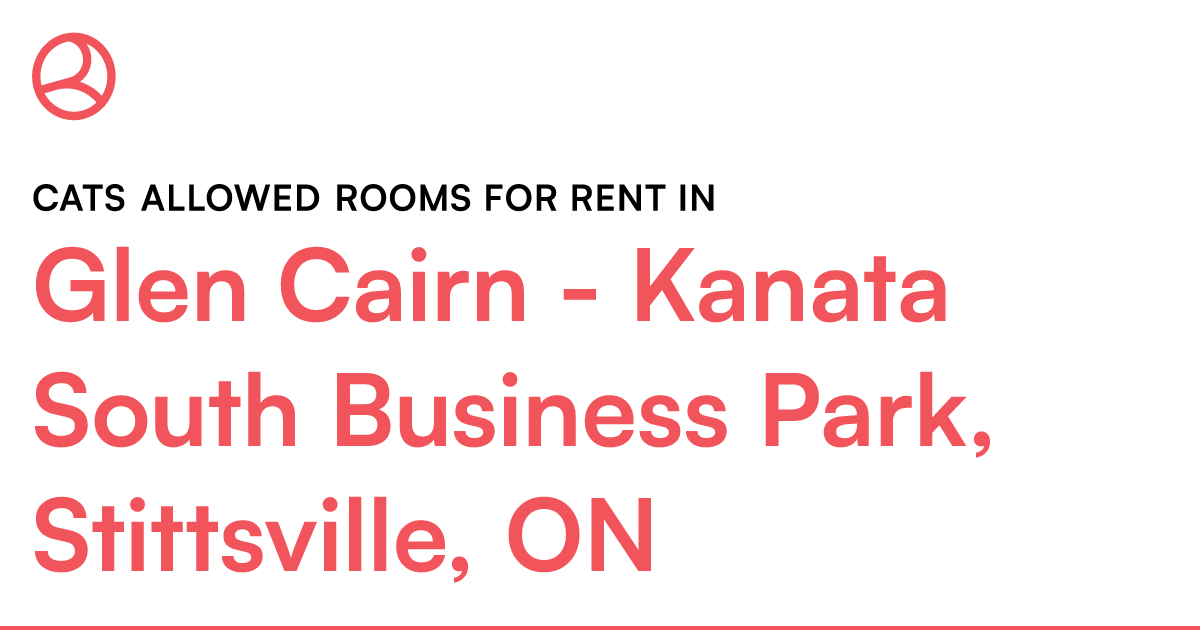 Glen Cairn Kanata South Business Park, Stittsville,... Roomies.ca
