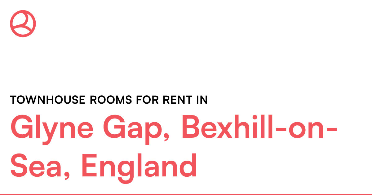 Glyne Gap, BexhillonSea, England Townhouse rooms... Roomies.co.uk