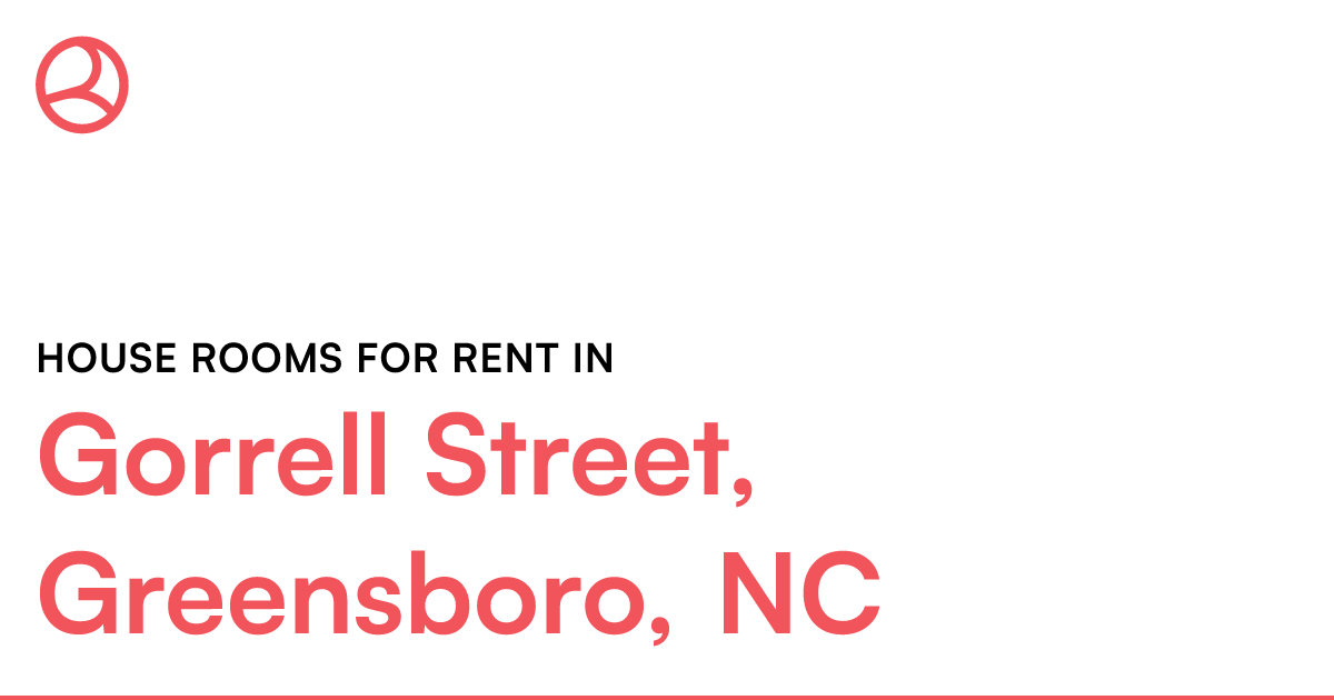 Gorrell Street, Greensboro, NC House rooms for rent