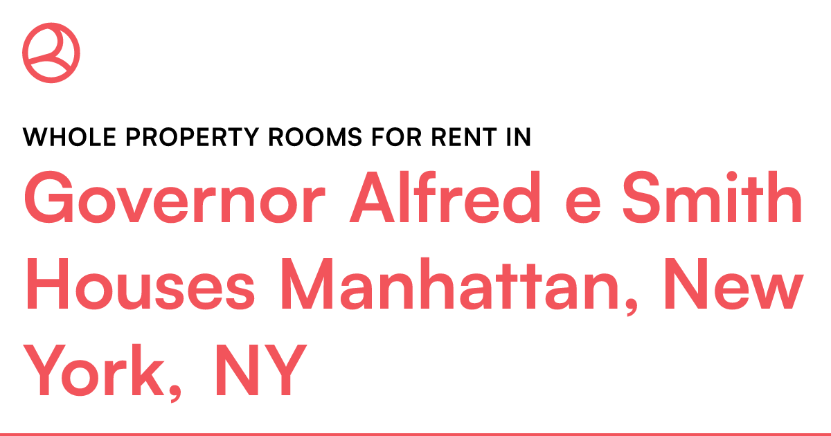 Governor Alfred e Smith Houses Manhattan, New York, N... – Roomies.com