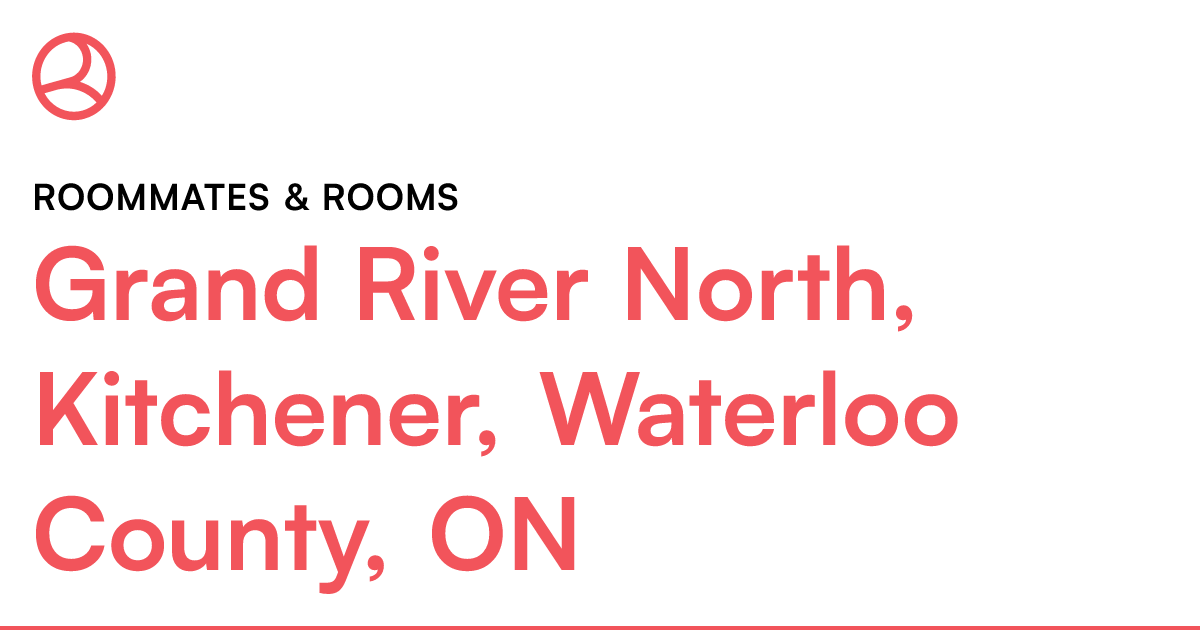 Grand River North, Kitchener, Waterloo County, ON Room... Roomies.ca