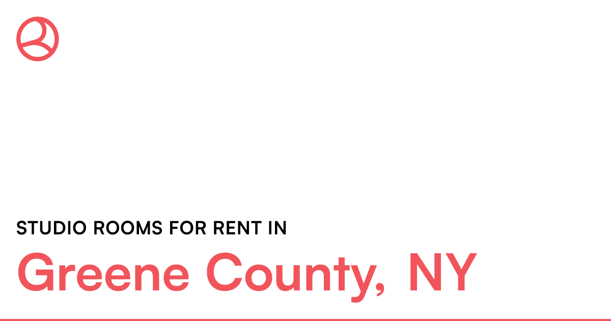 Greene County, NY Studio rooms for rent