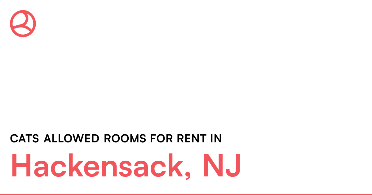 Hackensack, NJ Cats allowed rooms for rent