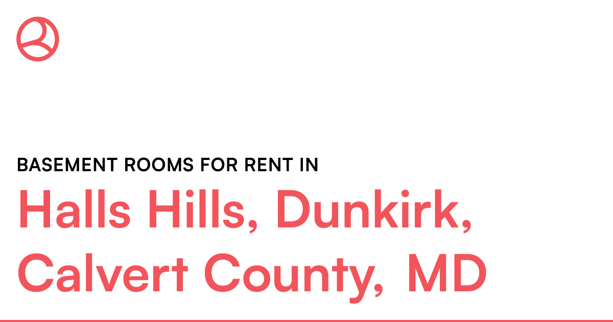 Halls Hills, Dunkirk, Calvert County, MD Basement roo...