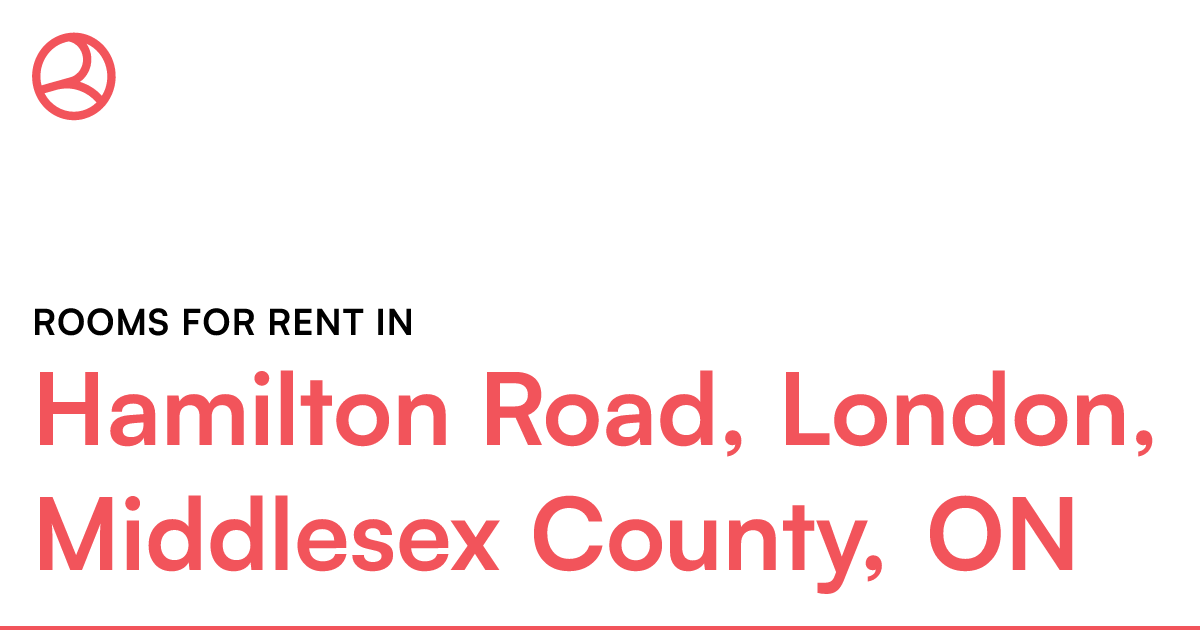 Hamilton Road, London, Middlesex County, ON Rooms for... Roomies.ca