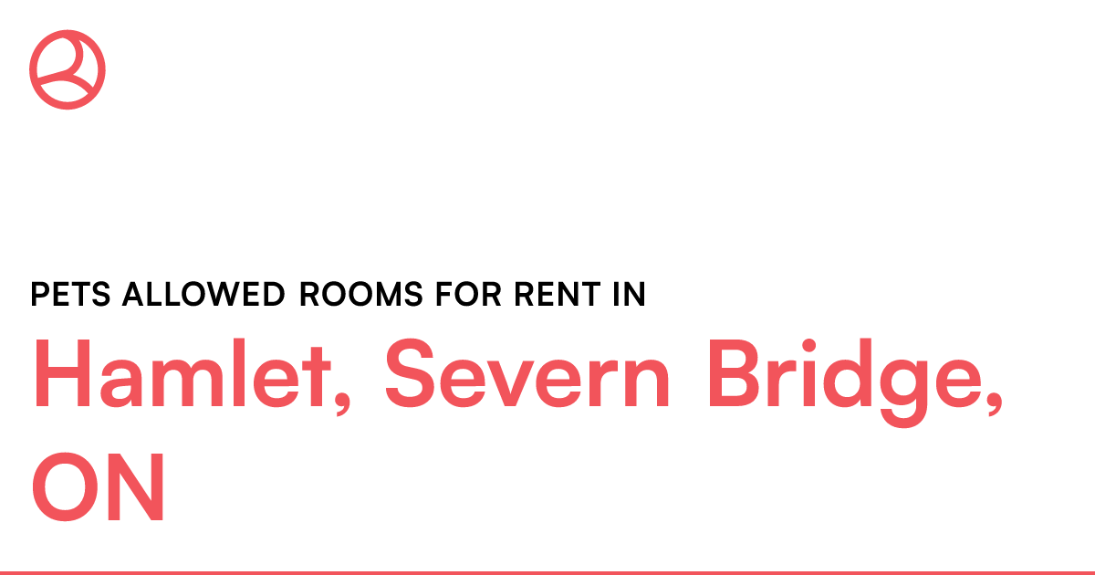Hamlet, Severn Bridge, ON Pets allowed rooms for rent Roomies.ca