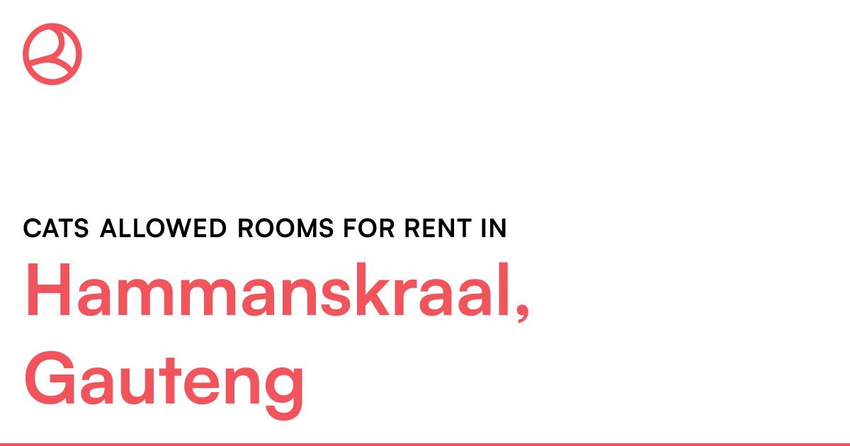 Hammanskraal, Gauteng Cats allowed rooms for rent Roomies.co.za