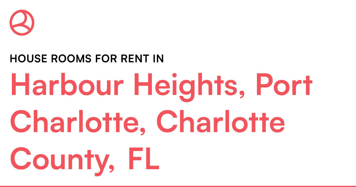 Harbour Heights, Port Charlotte, Charlotte County, FL...