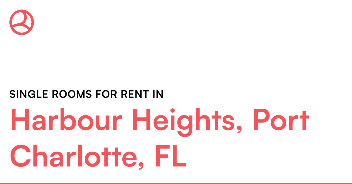 Harbour Heights, Port Charlotte, FL Single rooms for...