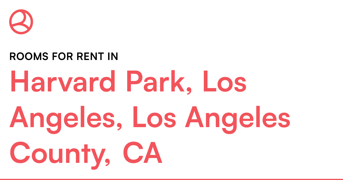 Harvard Park, Los Angeles, Los Angeles County, CA Roo...