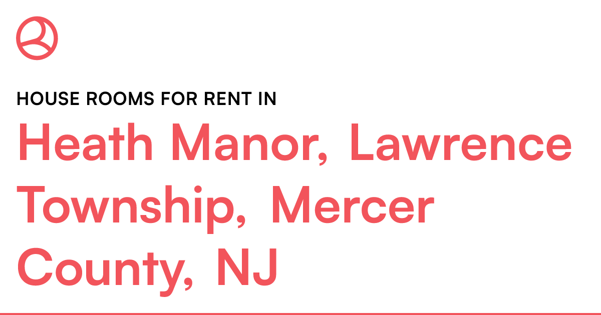 Heath Manor, Lawrence Township, Mercer County, NJ Hou...